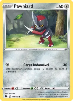 Carta Pawniard da coleção Crown Zenith