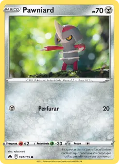 Carta Pawniard da coleção Crown Zenith
