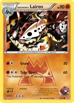 Carta Team Magma's Lairon