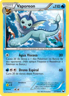 Carta Vaporeon