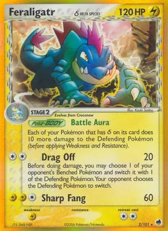 Carta Feraligatr δ