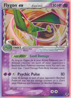 Carta Flygon ex δ da coleção Dragon Frontiers