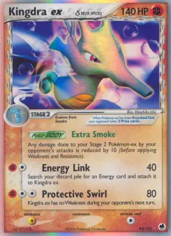 Carta Kingdra ex δ da coleção Dragon Frontiers