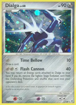Carta Dialga da coleção Diamond & Pearl