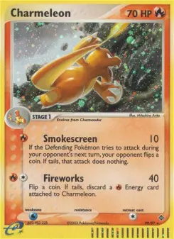 Carta Charmeleon da coleção Dragon