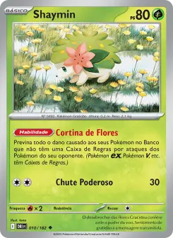 Carta Shaymin da coleção Destined Rivals