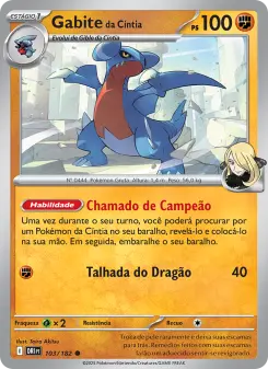 Carta Cynthia's Gabite