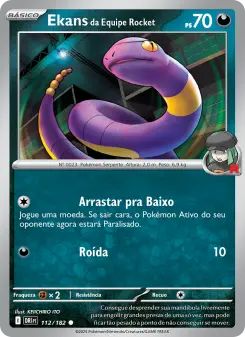 Carta Team Rocket's Ekans
