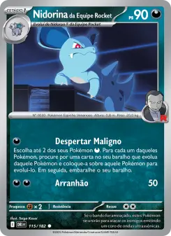 Carta Team Rocket's Nidorina