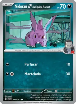 Carta Team Rocket's Nidoran♂