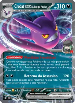 Carta Team Rocket's Crobat ex