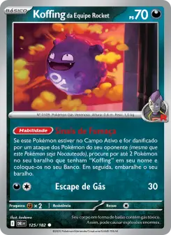 Carta Team Rocket's Koffing
