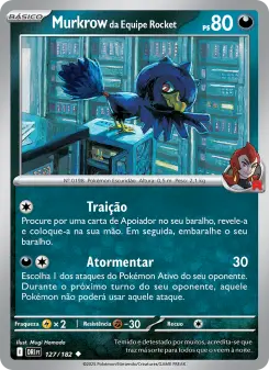Carta Team Rocket's Murkrow