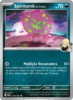 Carta Cynthia's Spiritomb