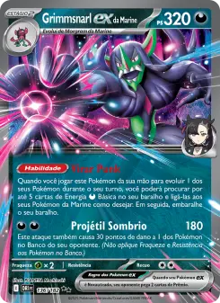Carta Marnie's Grimmsnarl ex