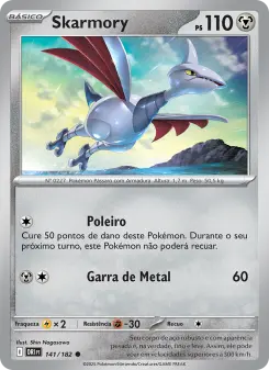 Carta Skarmory da coleção Destined Rivals