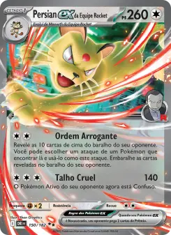 Carta Team Rocket's Persian ex