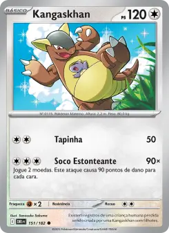 Carta Kangaskhan da coleção Destined Rivals