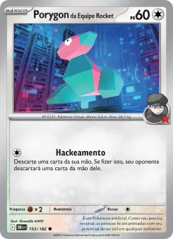 Carta Team Rocket's Porygon