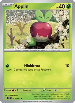 Carta Applin da coleção Destined Rivals