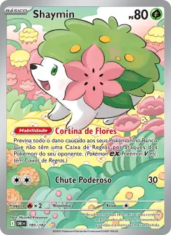 Carta Shaymin da coleção Destined Rivals