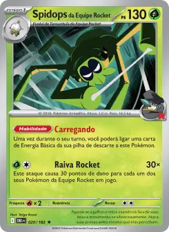 Carta Team Rocket's Spidops