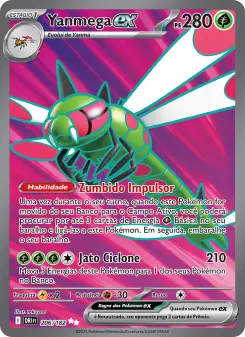 Carta Yanmega ex da coleção Destined Rivals