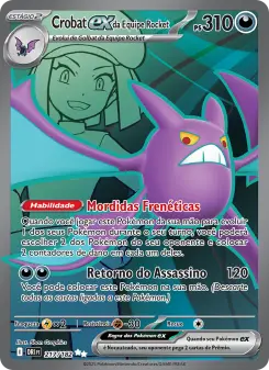 Carta Team Rocket's Crobat ex