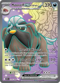Carta Arven's Mabosstiff ex da coleção Destined Rivals
