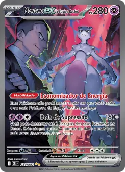 Team Rocket's Mewtwo ex DRI 231/182