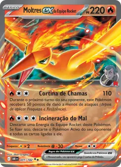 Carta Team Rocket's Moltres ex