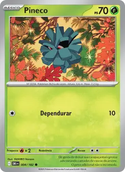 Carta Pineco da coleção Destined Rivals