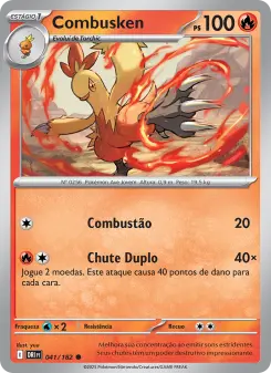 Carta Combusken da coleção Destined Rivals