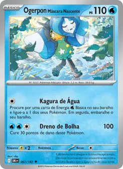 Carta Wellspring Mask Ogerpon da coleção Destined Rivals