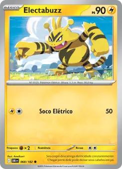 Carta Electabuzz da coleção Destined Rivals