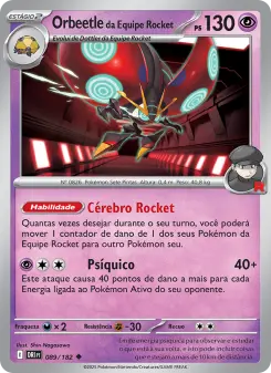 Carta Team Rocket's Orbeetle