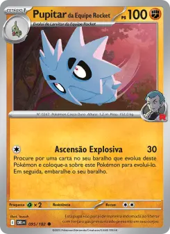 Carta Team Rocket's Pupitar