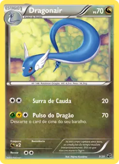 Carta Dragonair da coleção Dragon Vault
