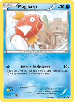 Carta Magikarp da coleção Dragons Exalted