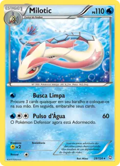 Carta Milotic da coleção Dragons Exalted