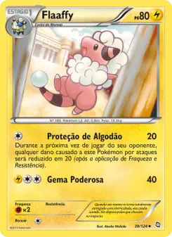 Carta Flaaffy da coleção Dragons Exalted