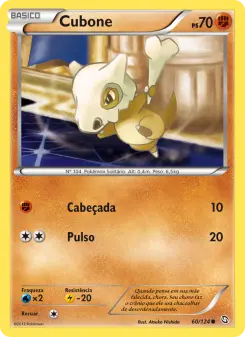 Carta Cubone da coleção Dragons Exalted