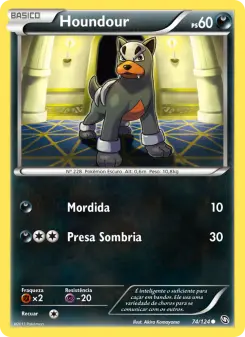 Carta Houndour da coleção Dragons Exalted
