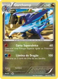 Carta Garchomp da coleção Dragons Exalted
