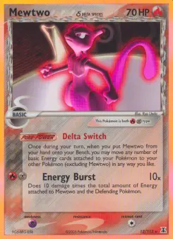 Carta Mewtwo δ