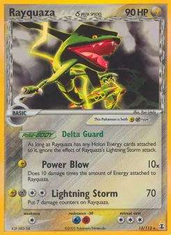 Carta Rayquaza δ