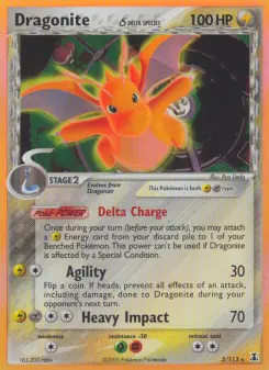Carta Dragonite δ