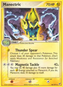 Carta Manectric da coleção Deoxys
