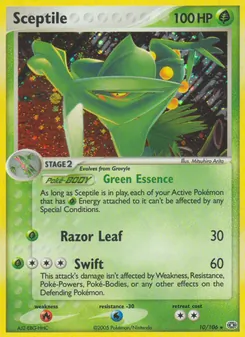 Carta Sceptile da coleção Emerald