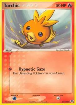 Carta Torchic da coleção Emerald